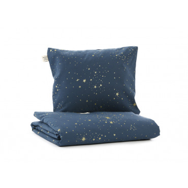 Parure de lit bébé Himalaya - Gold stella / Night blue