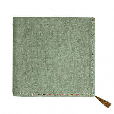 Grand lange en coton bio - Nana swaddle Vert sauge