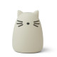 Lampe veilleuse rechargeable Winston - Chat sable