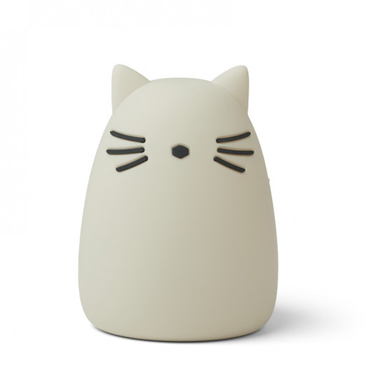 Lampe veilleuse rechargeable Winston - Chat sable