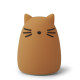 Lampe veilleuse rechargeable Winston - Chat moutarde