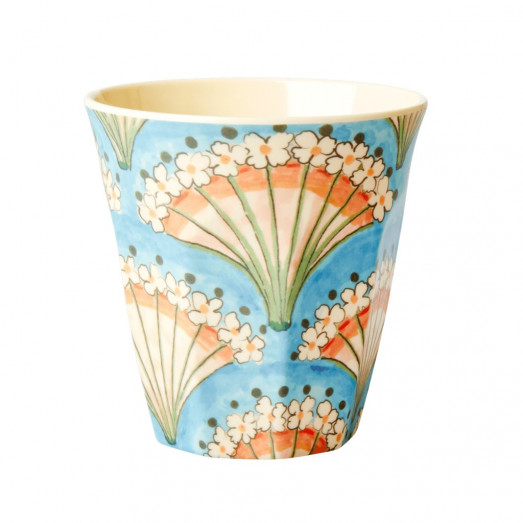 Verre imprimé mélamine - Flower fan print