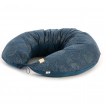 Coussin de maternité Luna - Gold Bubble / Night blue
