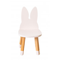 Chaise lapin rose