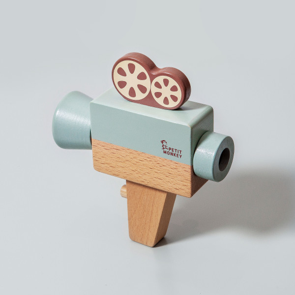 Caméra kaléidoscope en bois