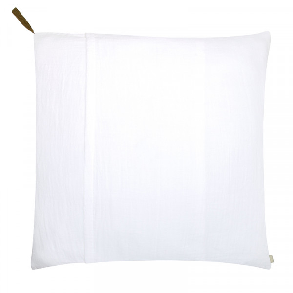 Taie d'oreiller en coton bio - Blanc