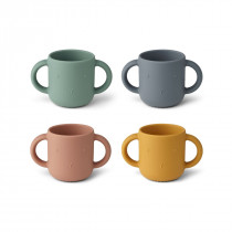 Lot de 4 tasses Gene - Lapin multi mix