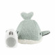 Baleine bruits blancs Moby Comforter - Bleu