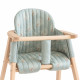Coussin pour chaise haute Growing Green - White gatsby / Antique green