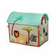 Coffre à jouets en raphia PM - Jungle lion