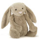 Peluche lapin bashful Huge - Taupe