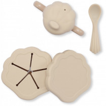 Set repas silicone Clam - Shell