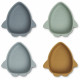 Bols en silicone x 4 Iggy - Space blue multi mix