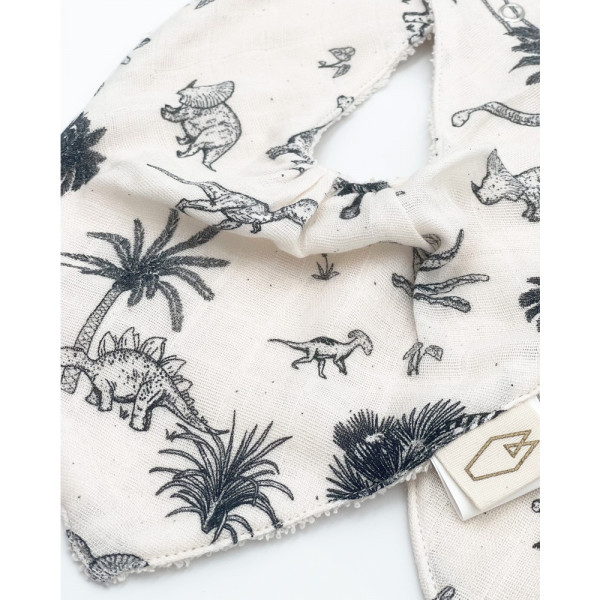 Lot de 2 bavoirs bandana MAEL - Baby T-rex