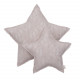 Coussin étoile dentelle Flower Lace - Poudre (DS18)