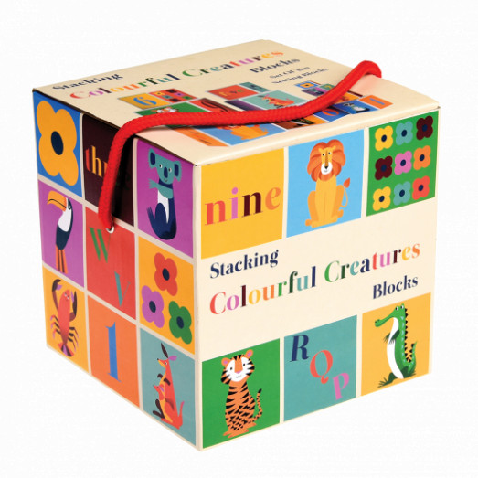 Cubes à empiler - Colorful creatures