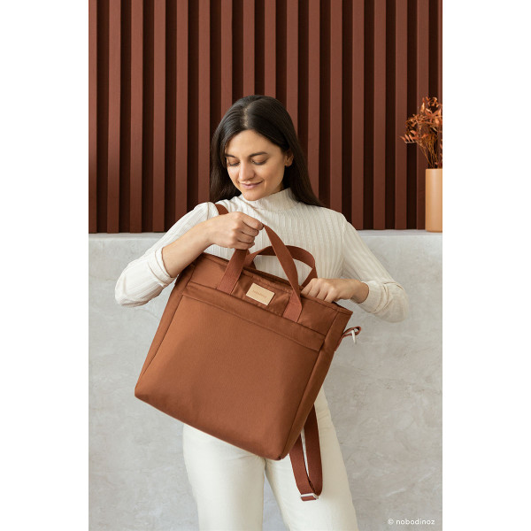 Sac à dos à langer Baby on the go - Clay brown