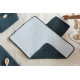 Tapis à langer imperméable Baby on the go - Carbon blue