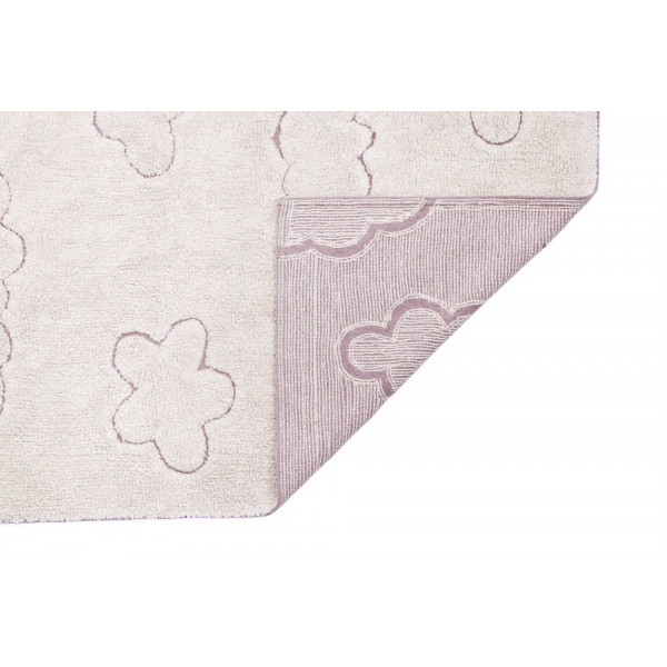 Tapis lavable en coton Rugcycled Clouds