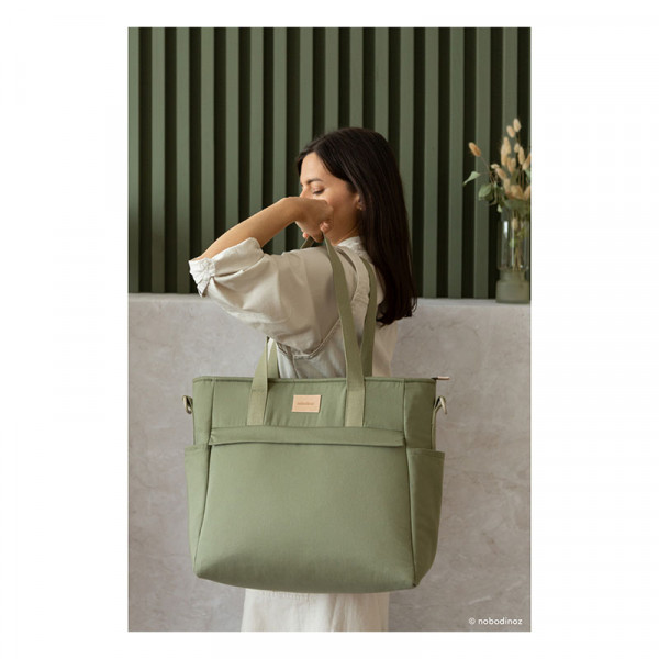 Sac à langer imperméable Baby on the go - Green olive