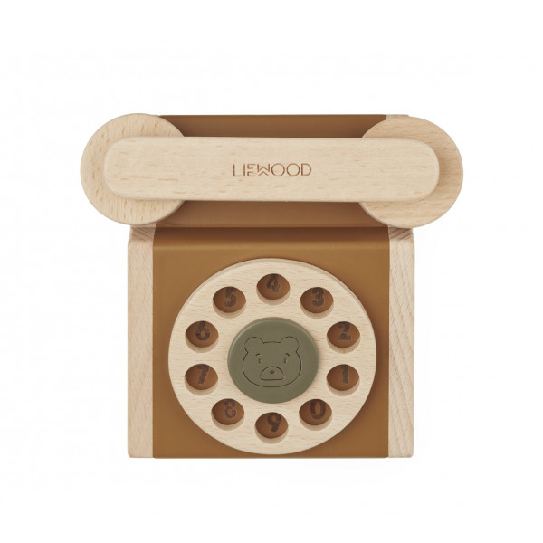 Téléphone rétro Selma - Golden caramel multi mix