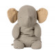 Peluche éléphant Safari Friends large - Gris