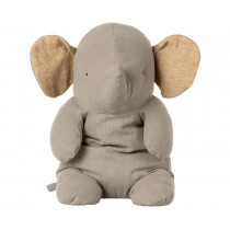 Peluche éléphant Safari Friends large - Gris