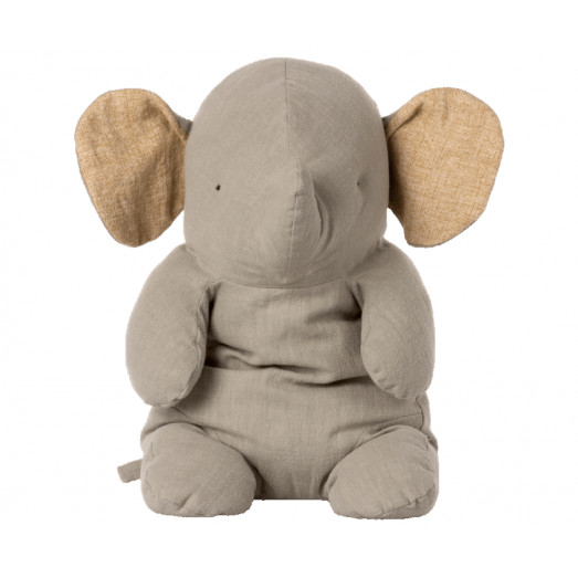 Peluche éléphant Safari Friends large - Gris