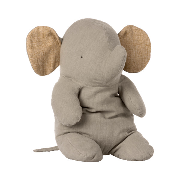 Peluche éléphant Safari Friends large - Gris