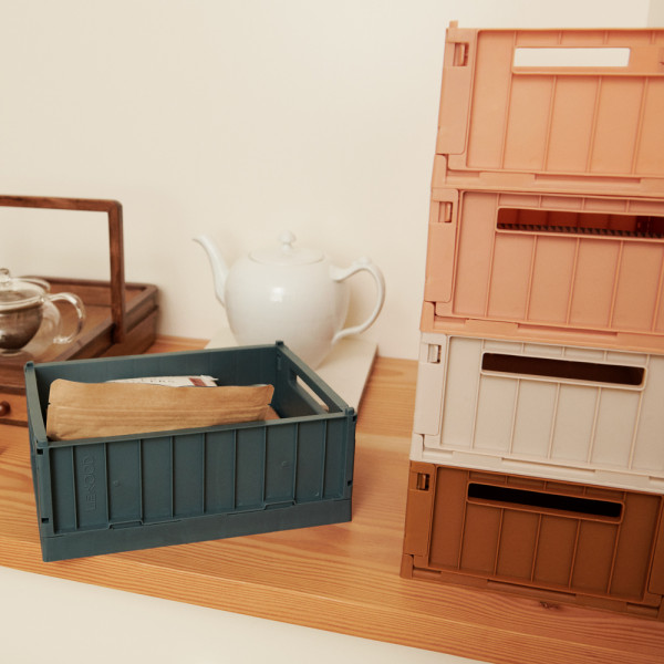Lot de 2 caisses pliables Weston - Tuscany rose