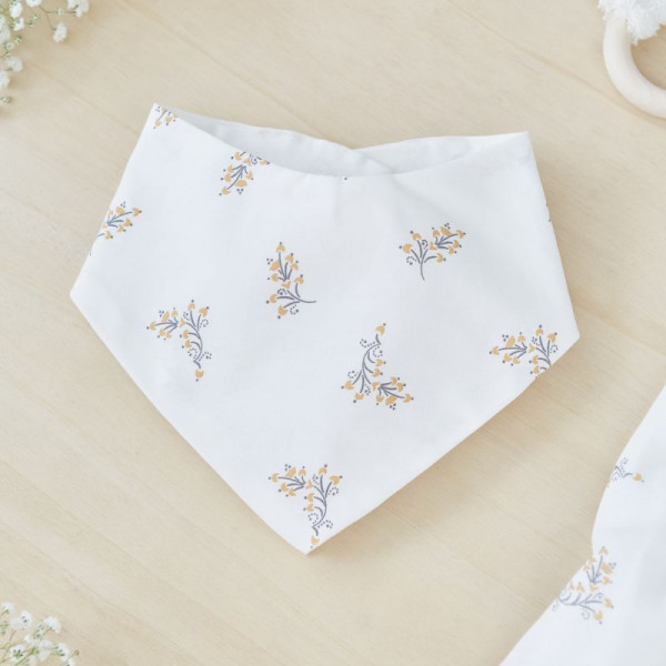 Bavoir bandana Lucky - Flore