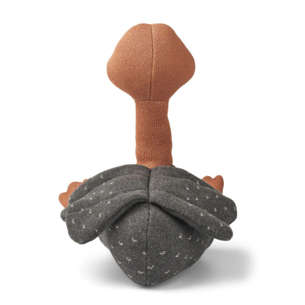 Doudou tricot Autruche - Charlotte Dark grey