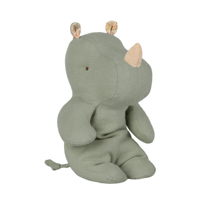 Peluche Safari Friends Rhino - Dusty blue