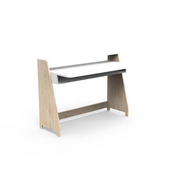 Bureau évolutif Asymetry - 120 cm - Blanc