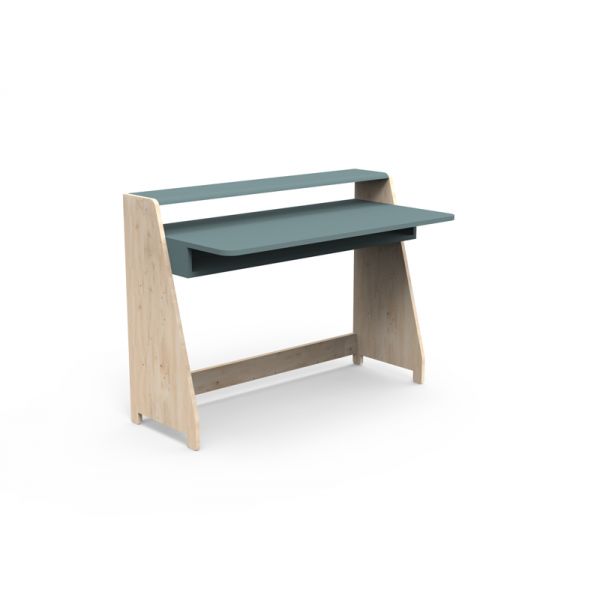 Bureau évolutif Asymetry - 120 cm - Gris orage