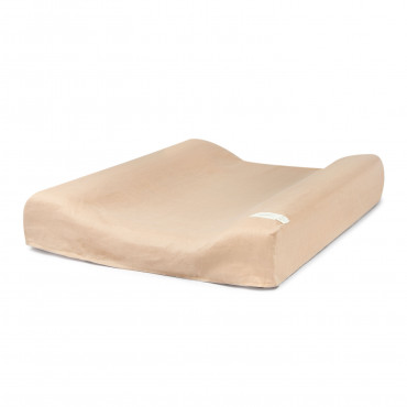 Housse de matelas à langer Lin Français - Sand