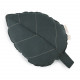 Coussin feuille Lin Français - Green blue