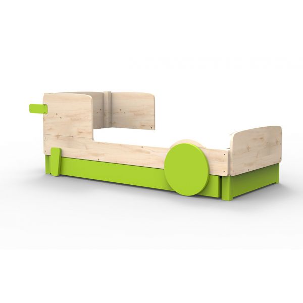 Lit enfant évolutif et son tiroir-lit Discovery - Vert pomme