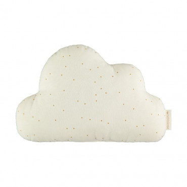Coussin Cloud - Honey sweet dots natural