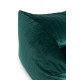 Pouf fauteuil velours Chelsea - Jungle green