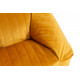 Pouf fauteuil velours Chelsea - Farniente yellow