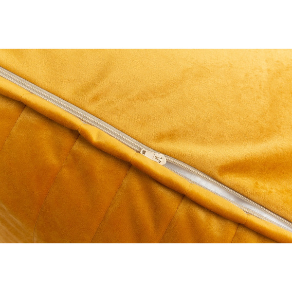 Pouf fauteuil velours Chelsea - Farniente yellow
