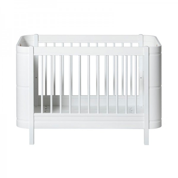 Lit bébé Wood Mini + Solo - Blanc
