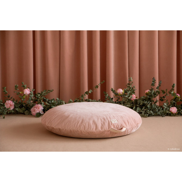 Coussin de sol Sahara - Velvet Bloom pink