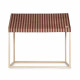 Cabane en bois Majestic - Marsala taupe stripes