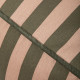 Pouf fauteuil enfant Majestic - Green taupe stripes