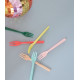Lot de 6 fourchettes mélamine - Dance out Colors