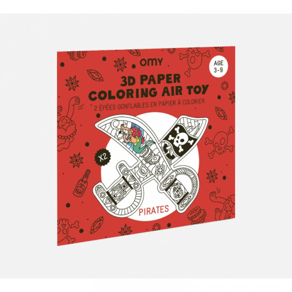 Jouet 3D à colorier Air toy - Pirates