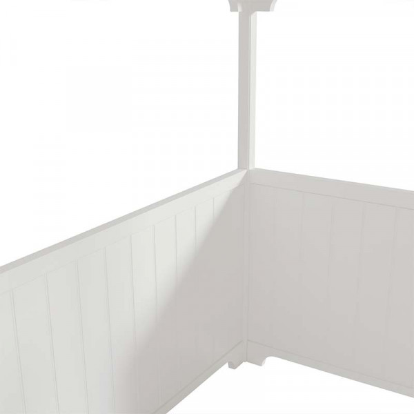 Lit mezzanine Seaside Classic 90 x 200 cm - Blanc