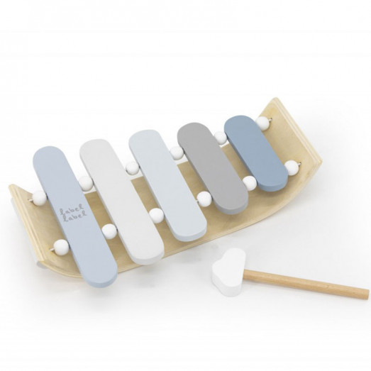 Xylophone en bois - Bleu